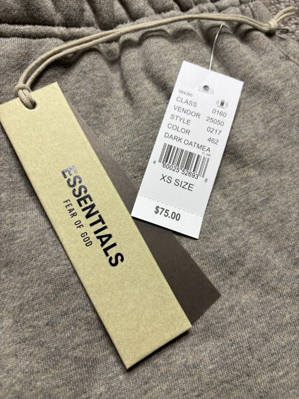 FOG - Fear of God Essentials Dark Oatmeal Shorts - (READ DESCRIPTION) - Picture 5 of 10